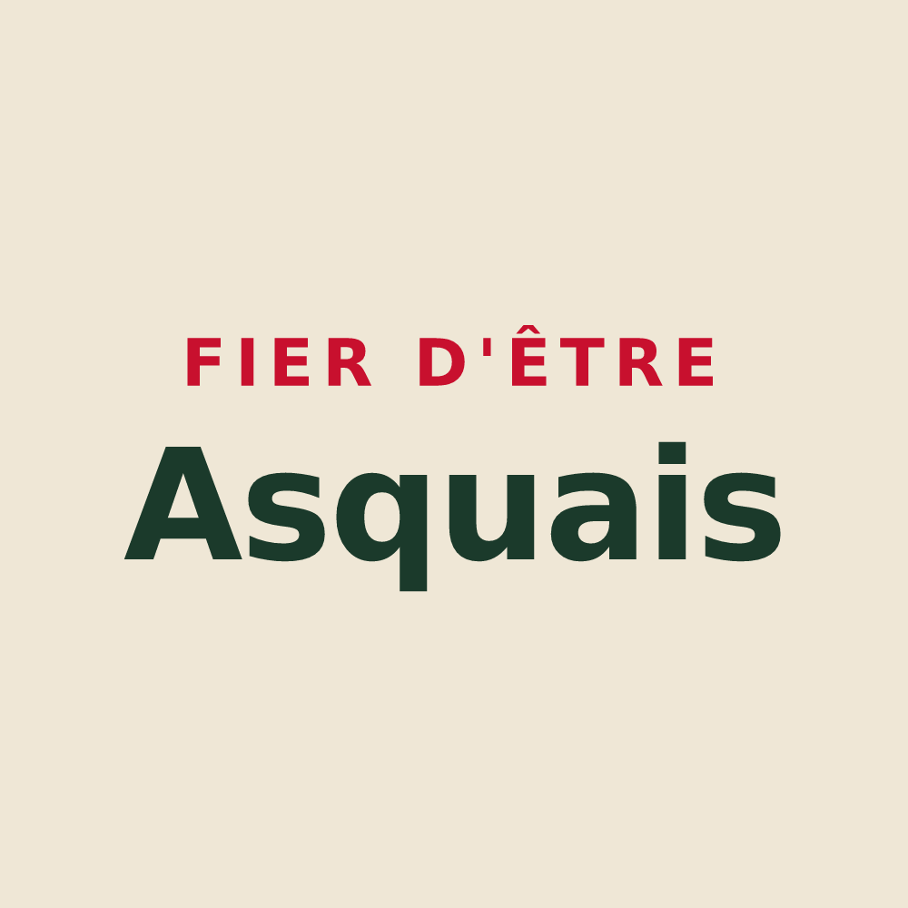 Tote bag « Fier d'être Asquais » — design pour Asques