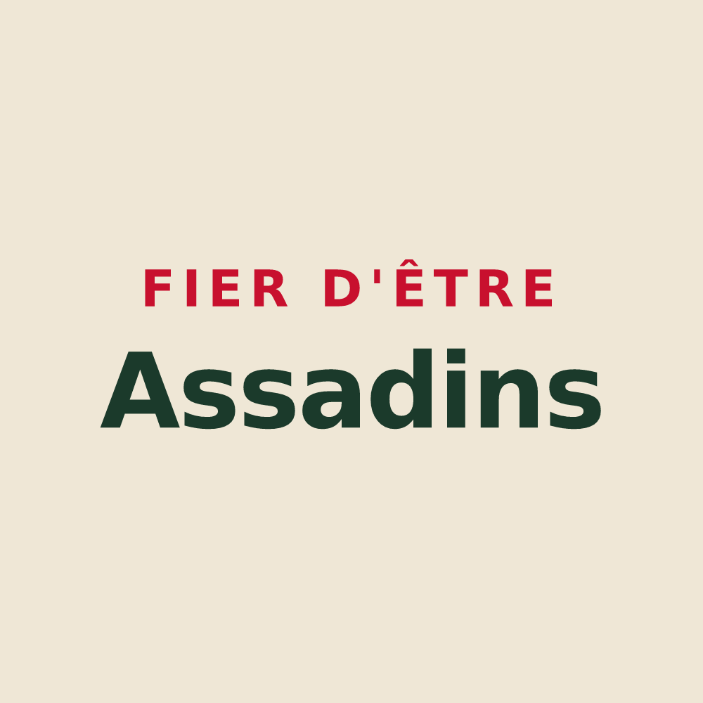 Tote bag « Fier d'être Assadins » — design pour Assas