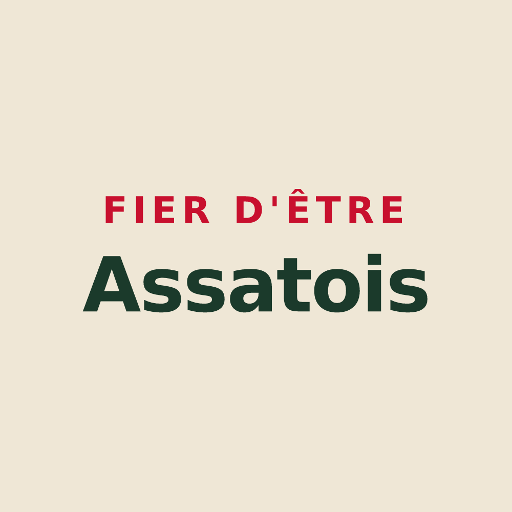 Tote bag « Fier d'être Assatois » — design pour Assat