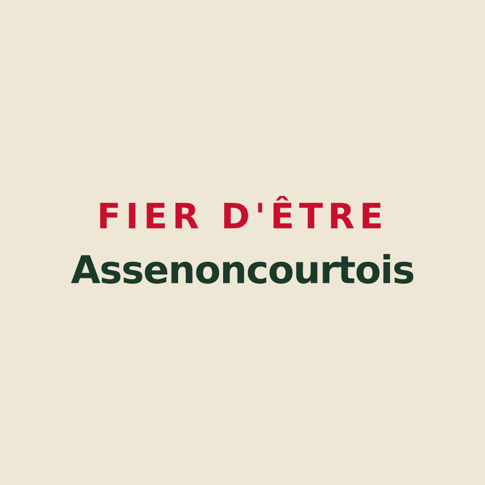 Tote bag « Fier d'être Assenoncourtois » — design pour Assenoncourt