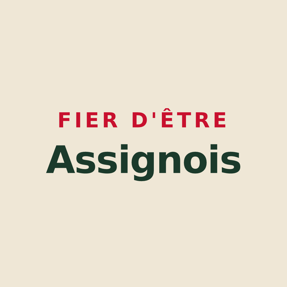 Tote bag « Fier d'être Assignois » — design pour Assigny