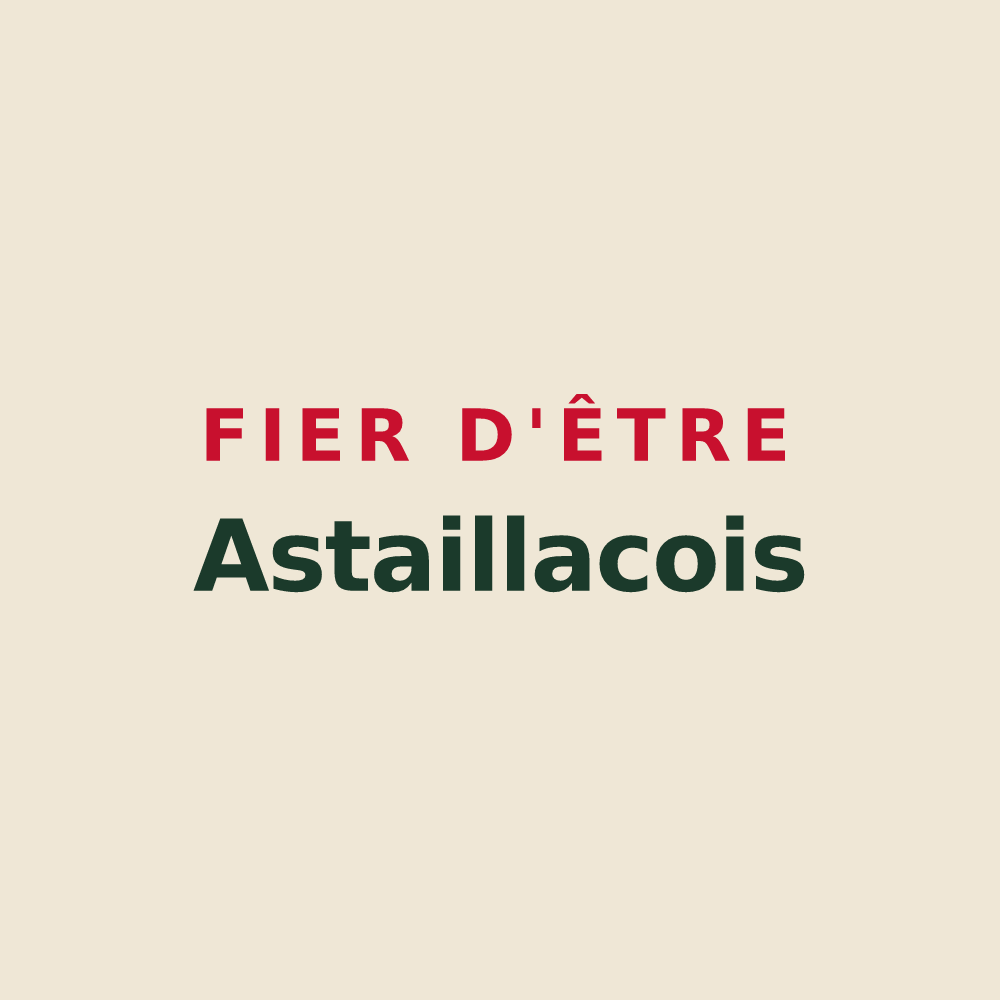 Tote bag « Fier d'être Astaillacois » — design pour Astaillac