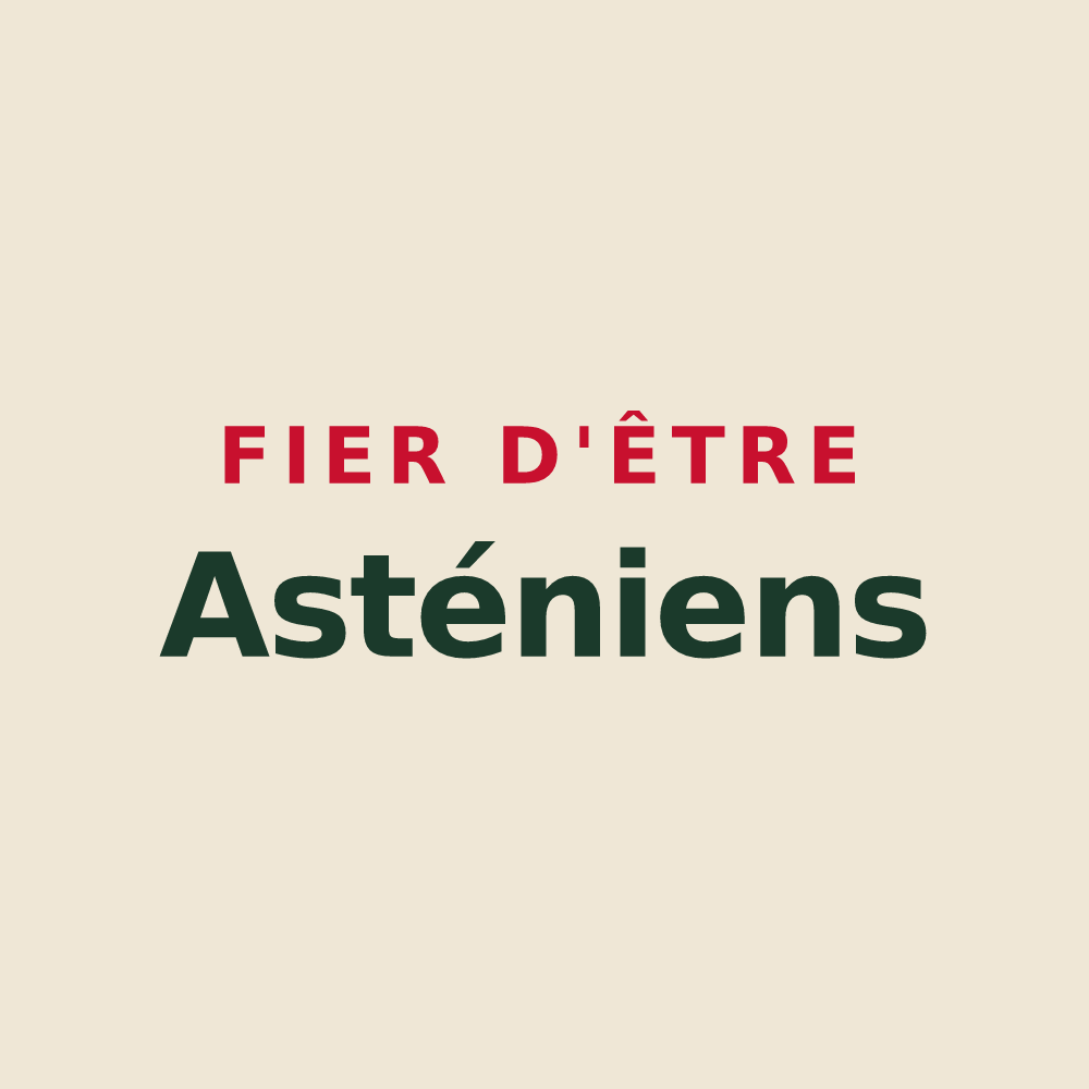Tote bag « Fier d'être Asténiens » — design pour Astet