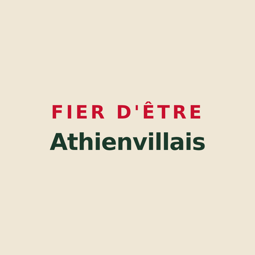 Tote bag « Fier d'être Athienvillais » — design pour Athienville