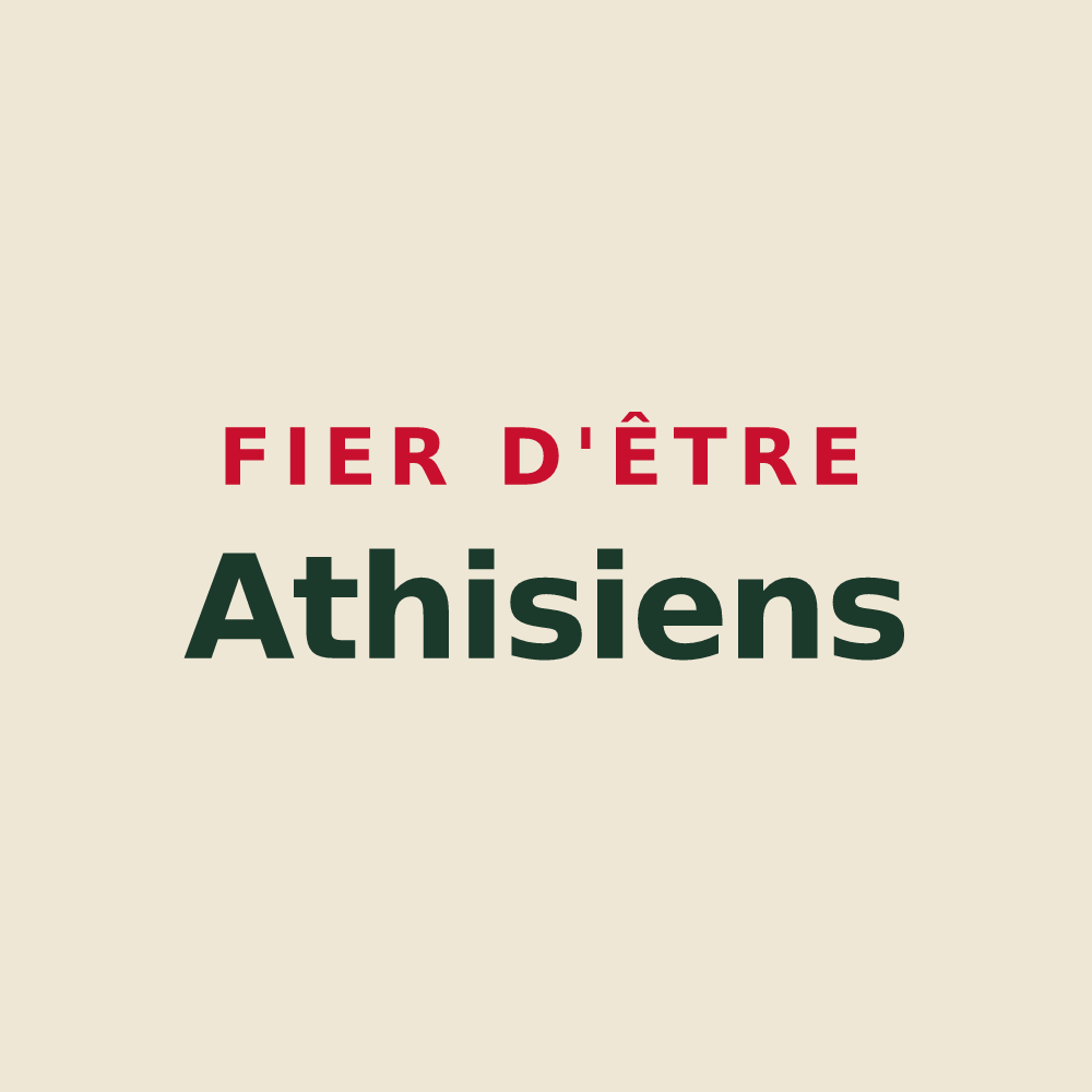 Tote bag « Fier d'être Athisiens » — design pour Athies-sous-Laon