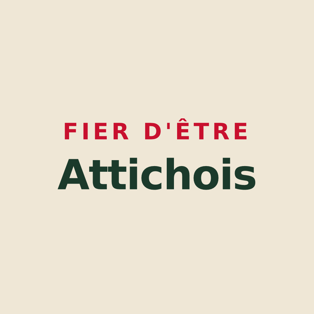 Tote bag « Fier d'être Attichois » — design pour Attichy