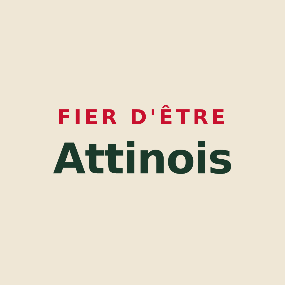 Tote bag « Fier d'être Attinois » — design pour Attin