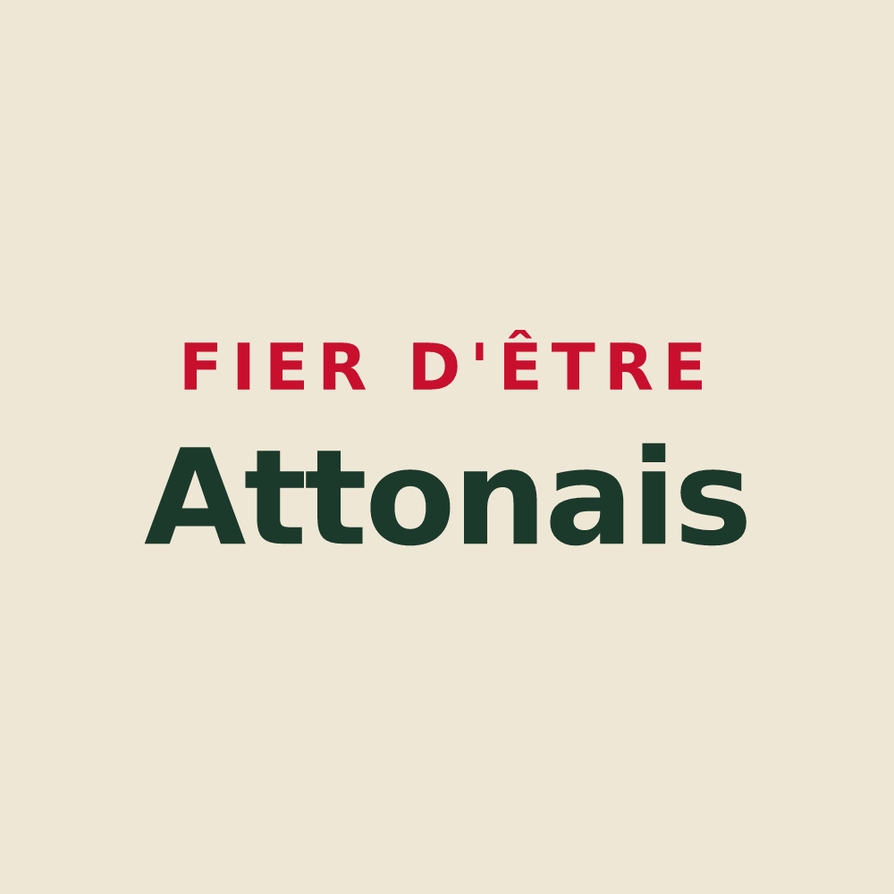 Tote bag « Fier d'être Attonais » — design pour Atton