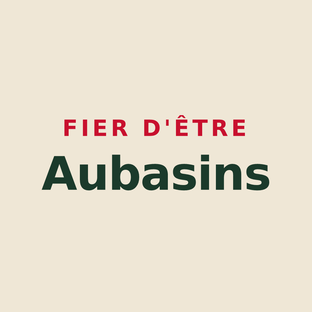 Tote bag « Fier d'être Aubasins » — design pour Aubas