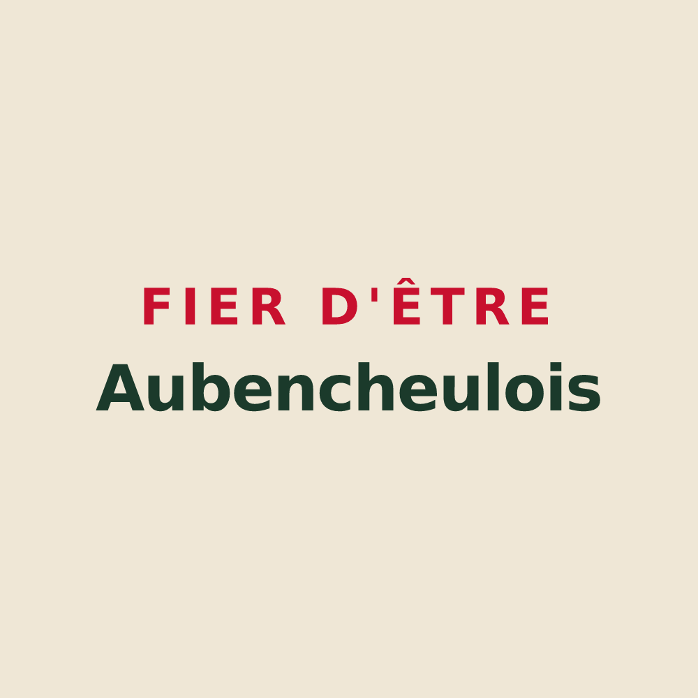 Tote bag « Fier d'être Aubencheulois » — design pour Aubencheul-au-Bac