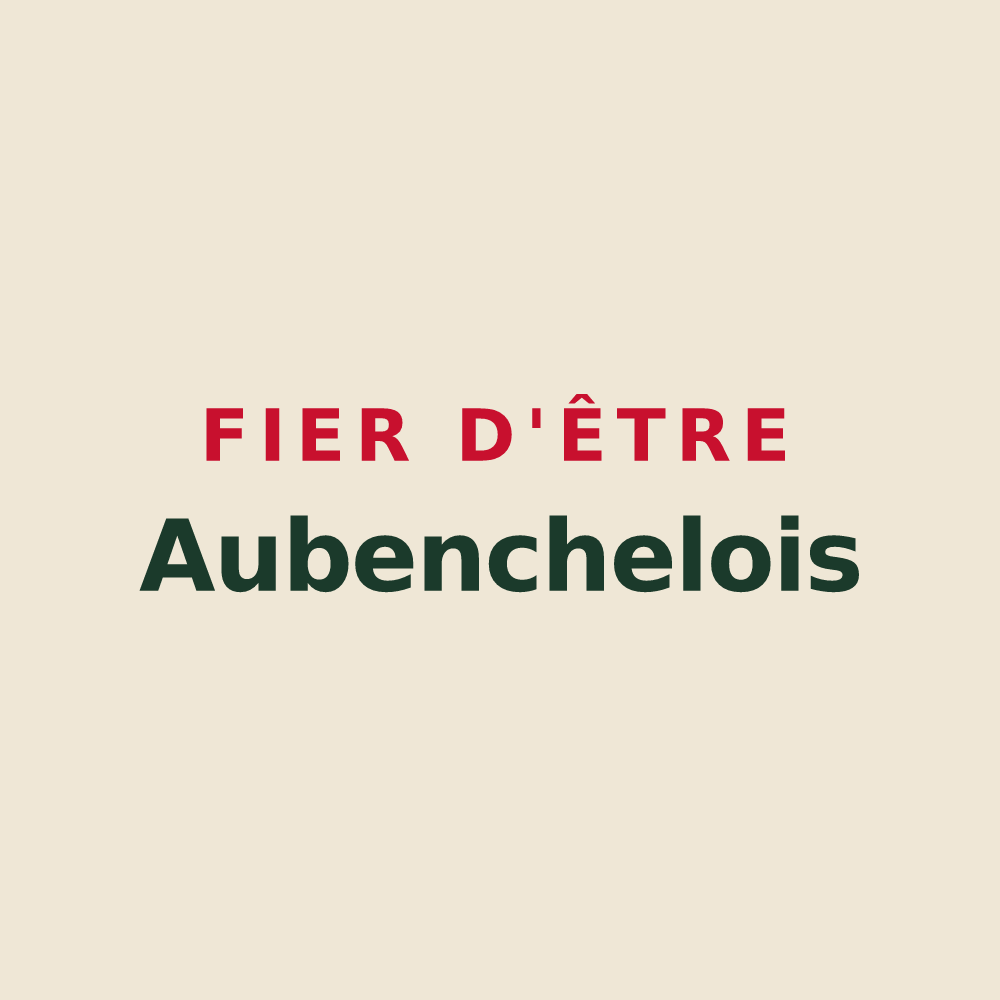 Tote bag « Fier d'être Aubenchelois » — design pour Aubencheul-aux-Bois