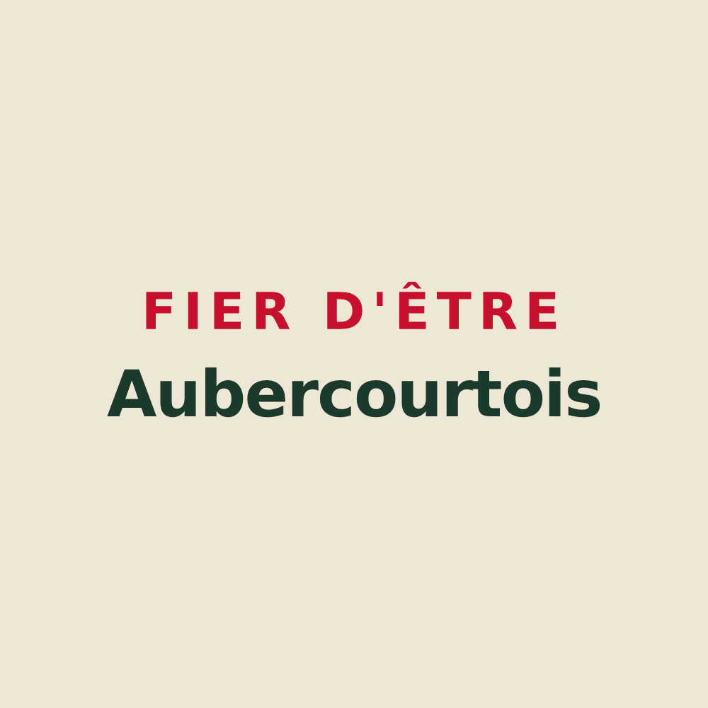 Tote bag « Fier d'être Aubercourtois » — design pour Aubercourt