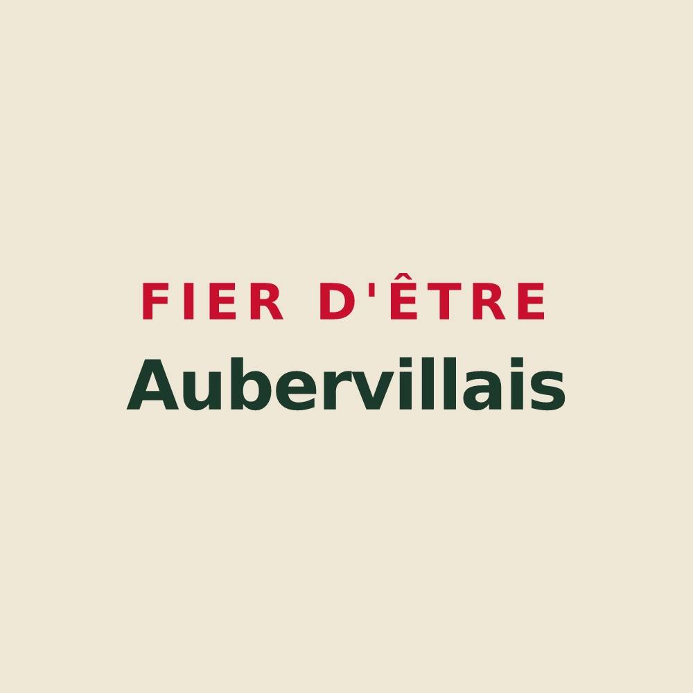 Tote bag « Fier d'être Aubervillais » — design pour Auberville