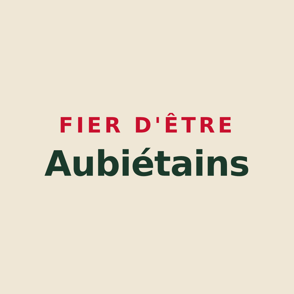 Tote bag « Fier d'être Aubiétains » — design pour Aubiet