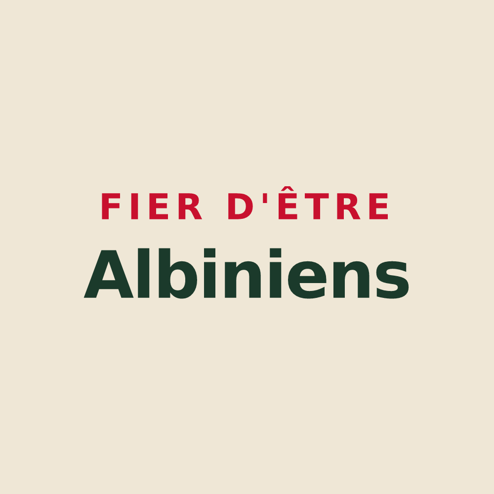 Tote bag « Fier d'être Albiniens » — design pour Aubigny-sur-Nère