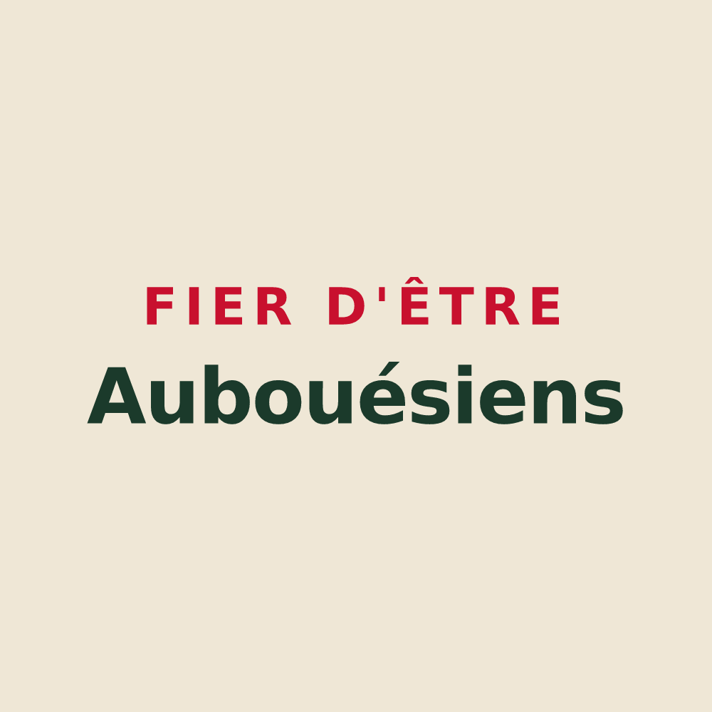Tote bag « Fier d'être Aubouésiens » — design pour Auboué