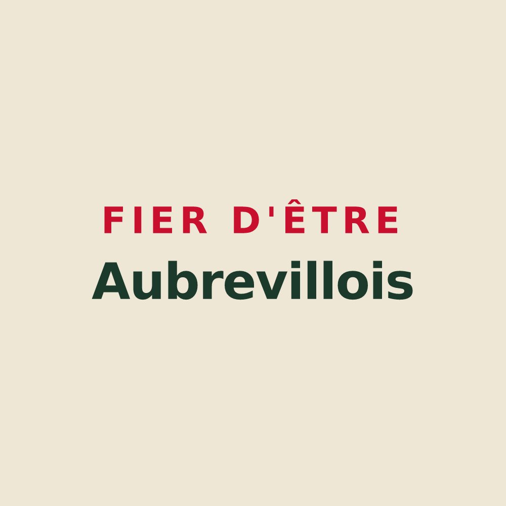 Tote bag « Fier d'être Aubrevillois » — design pour Aubréville