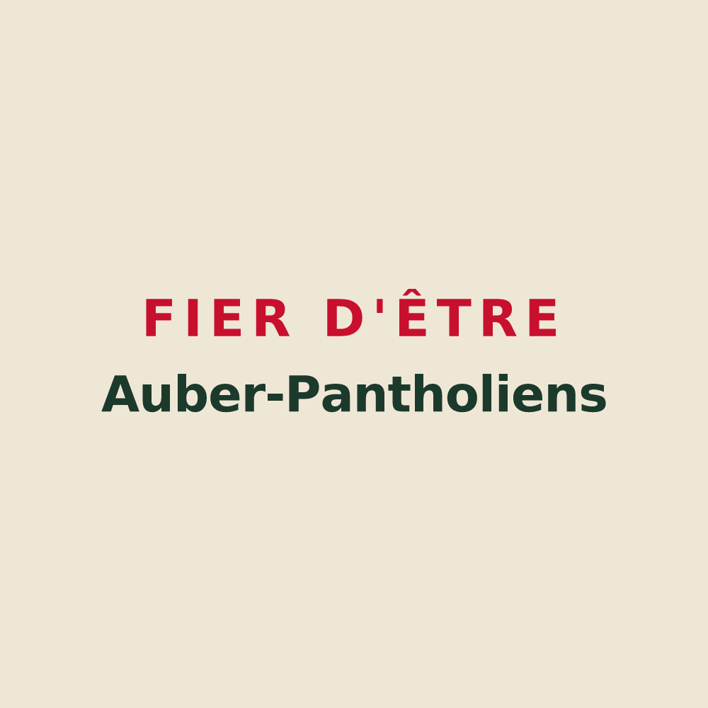 Tote bag « Fier d'être Auber-Pantholiens » — design pour Aubry-le-Panthou