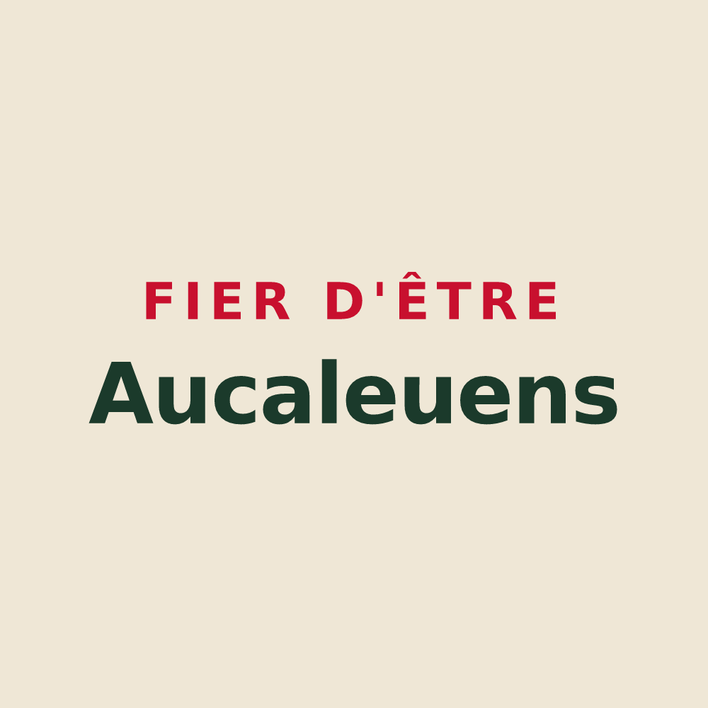 Tote bag « Fier d'être Aucaleuens » — design pour Aucaleuc
