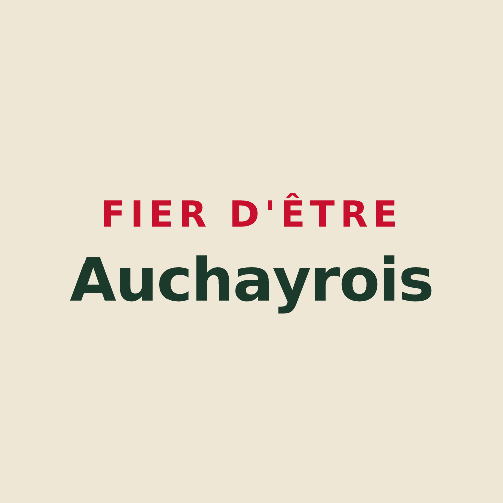 Tote bag « Fier d'être Auchayrois » — design pour Auchay-sur-Vendée