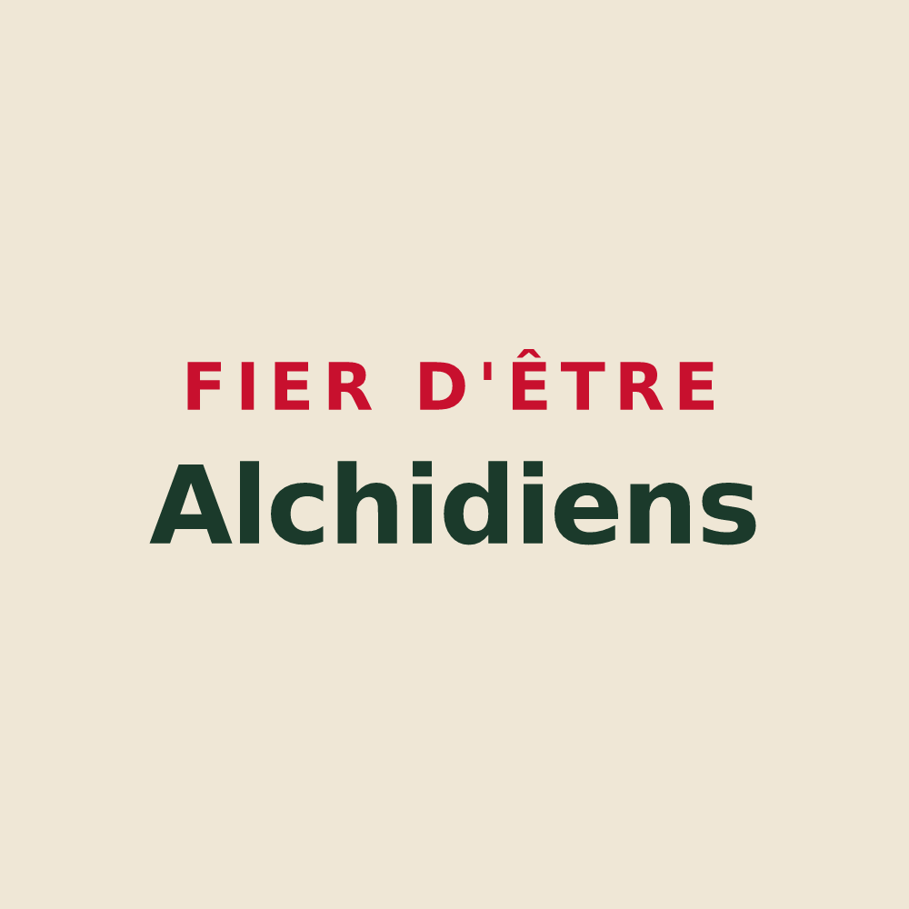 Tote bag « Fier d'être Alchidiens » — design pour Auchy-la-Montagne