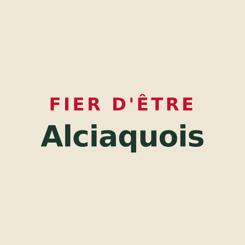 Tote bag « Fier d'être Alciaquois » — design pour Auchy-les-Mines