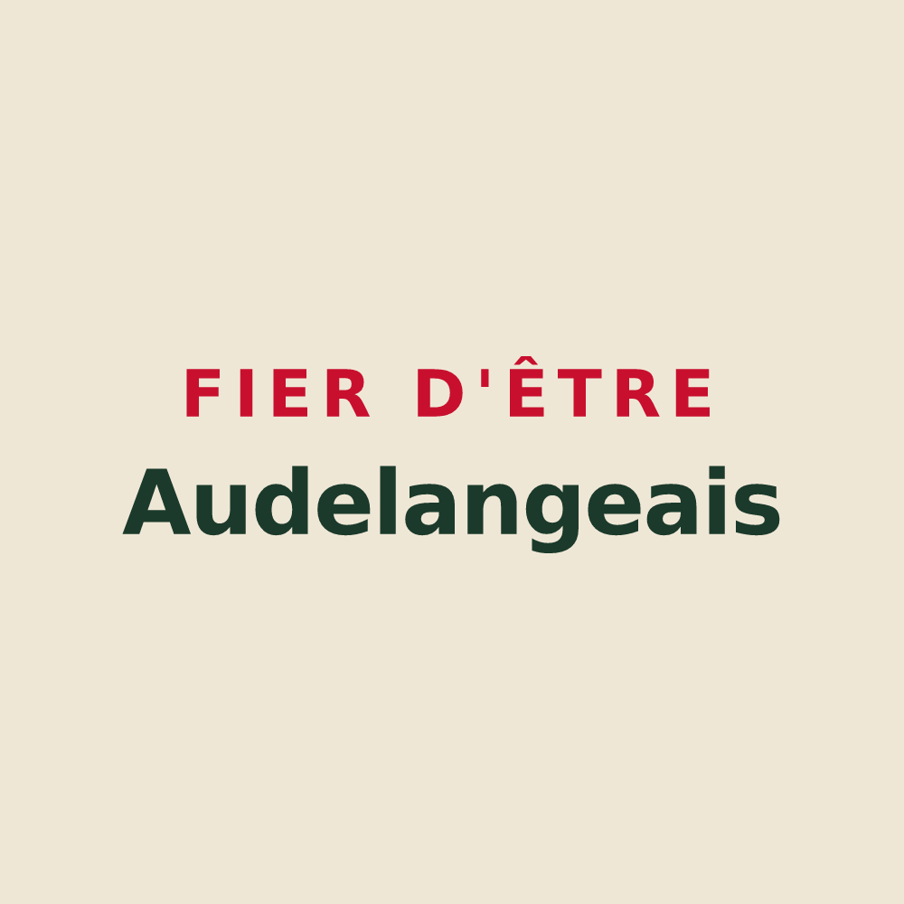 Tote bag « Fier d'être Audelangeais » — design pour Audelange