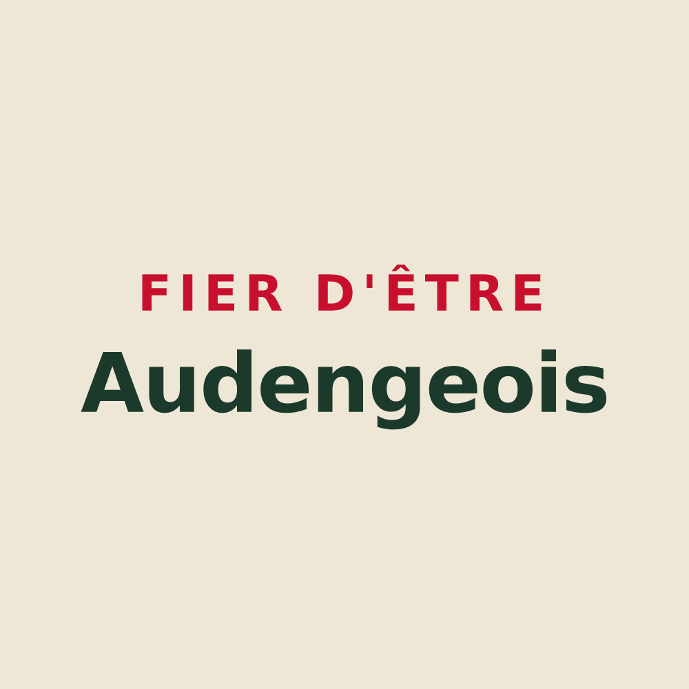 Tote bag « Fier d'être Audengeois » — design pour Audenge