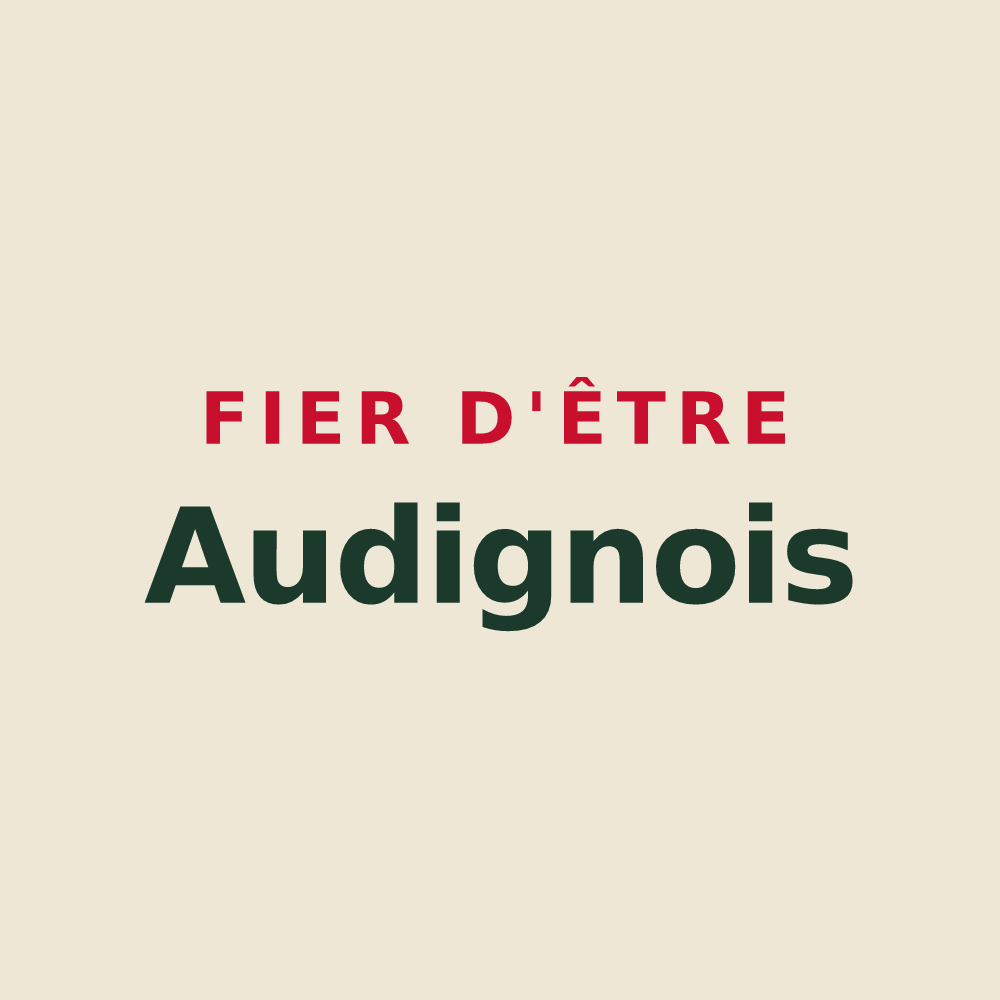 Tote bag « Fier d'être Audignois » — design pour Audigny