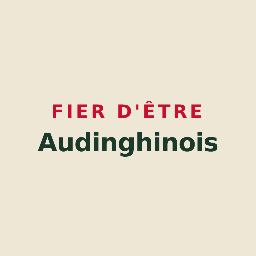 Tote bag « Fier d'être Audinghinois » — design pour Audinghen