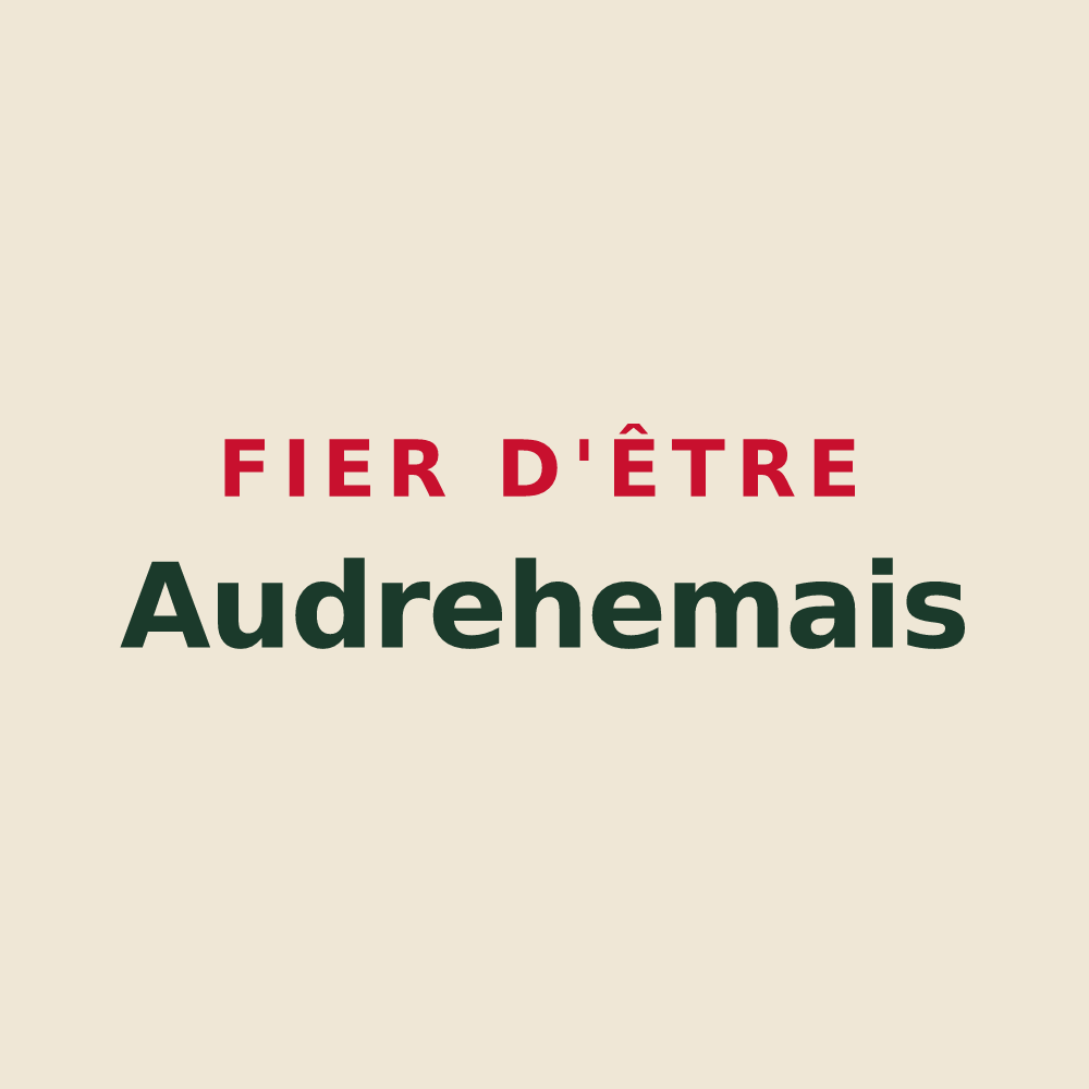 Tote bag « Fier d'être Audrehemais » — design pour Audrehem