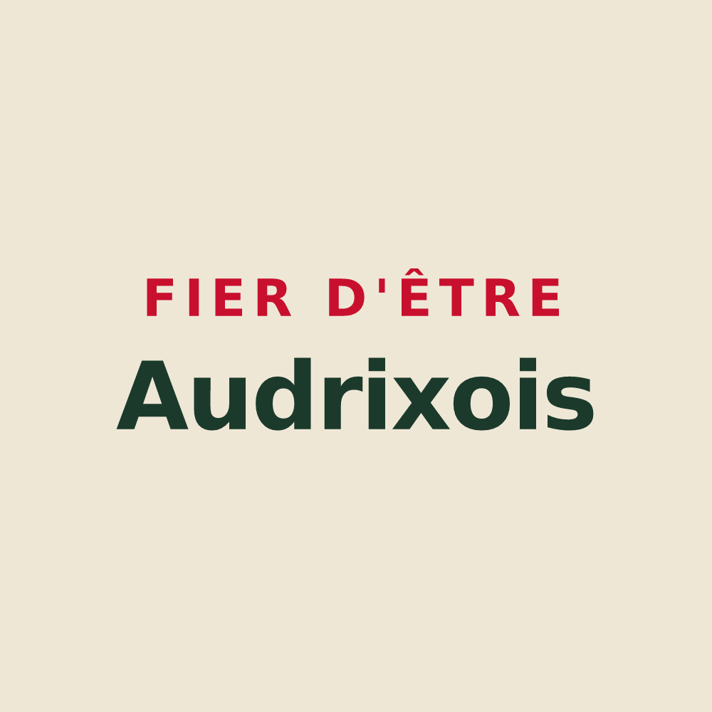 Tote bag « Fier d'être Audrixois » — design pour Audrix