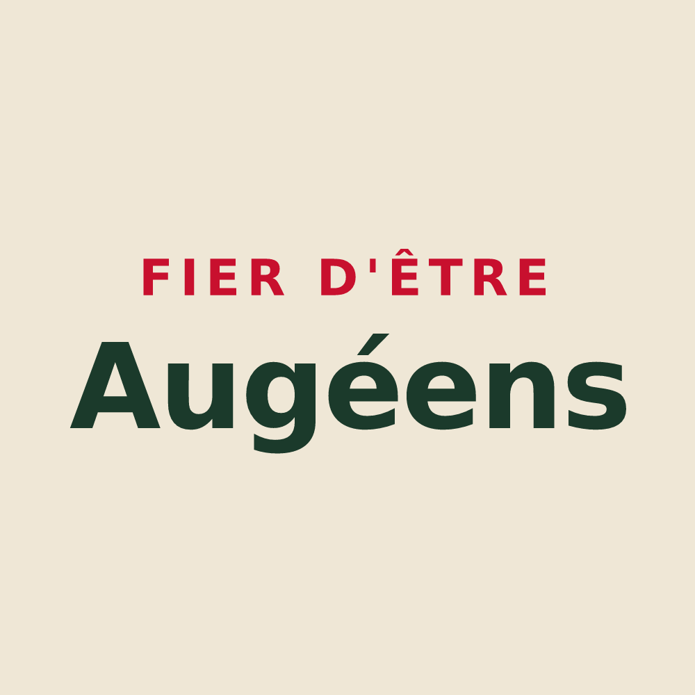 Tote bag « Fier d'être Augéens » — design pour Augé