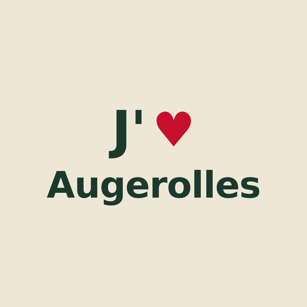 Tote bag personnalisé Augerolles — design J'aime Augerolles