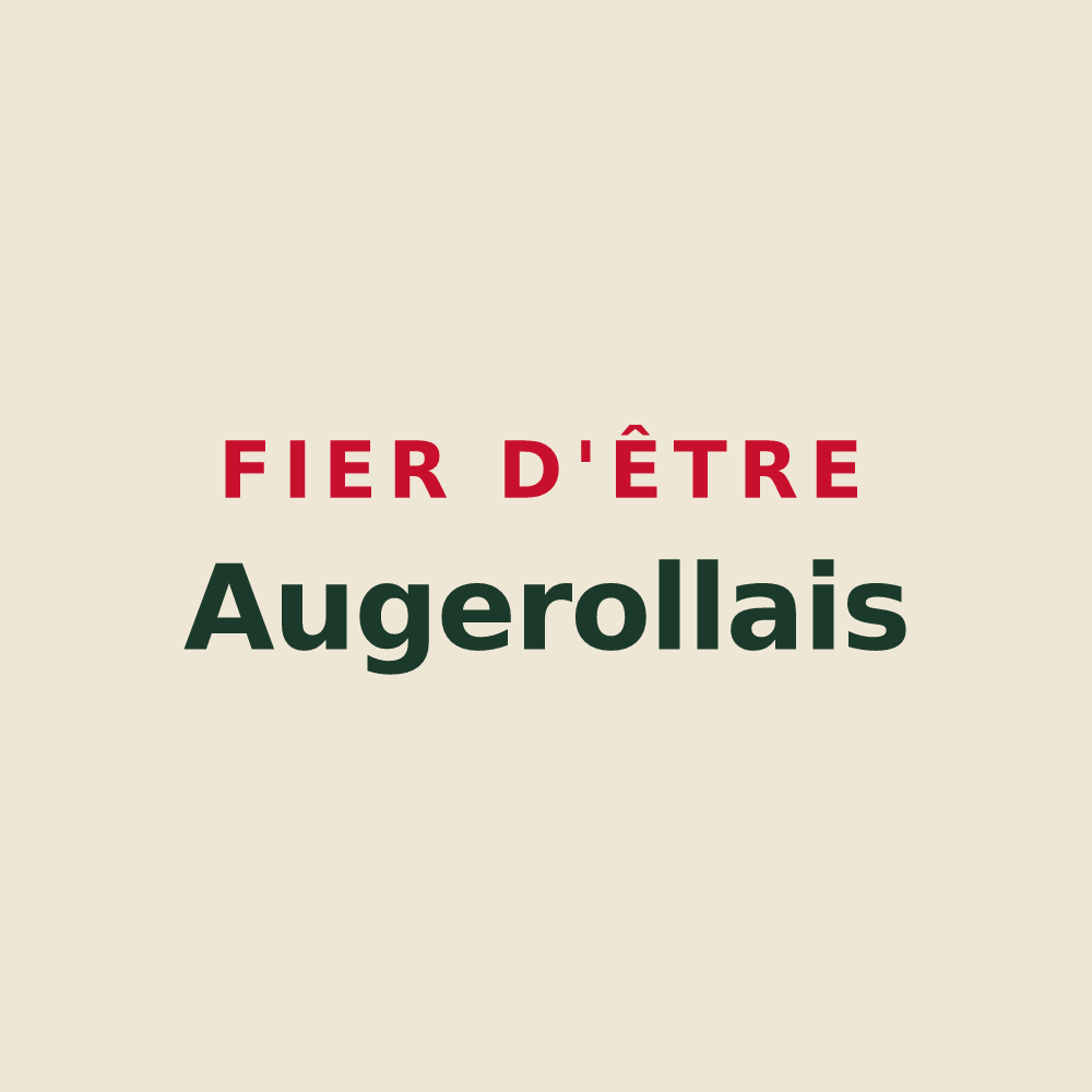 Tote bag « Fier d'être Augerollais » — design pour Augerolles