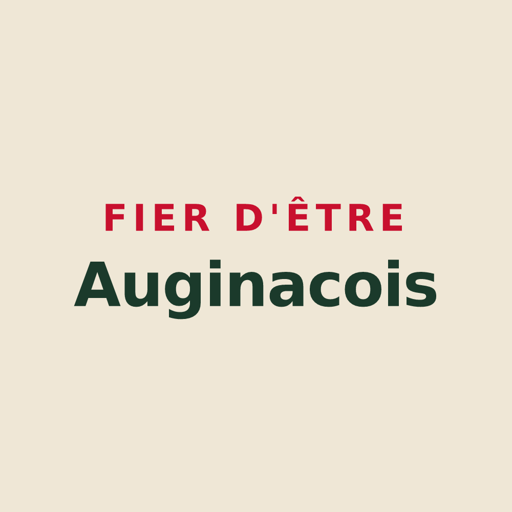 Tote bag « Fier d'être Auginacois » — design pour Augignac