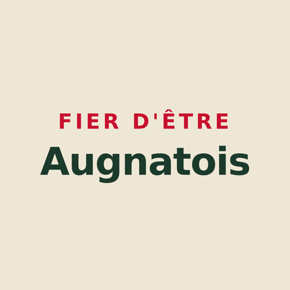 Tote bag « Fier d'être Augnatois » — design pour Augnat
