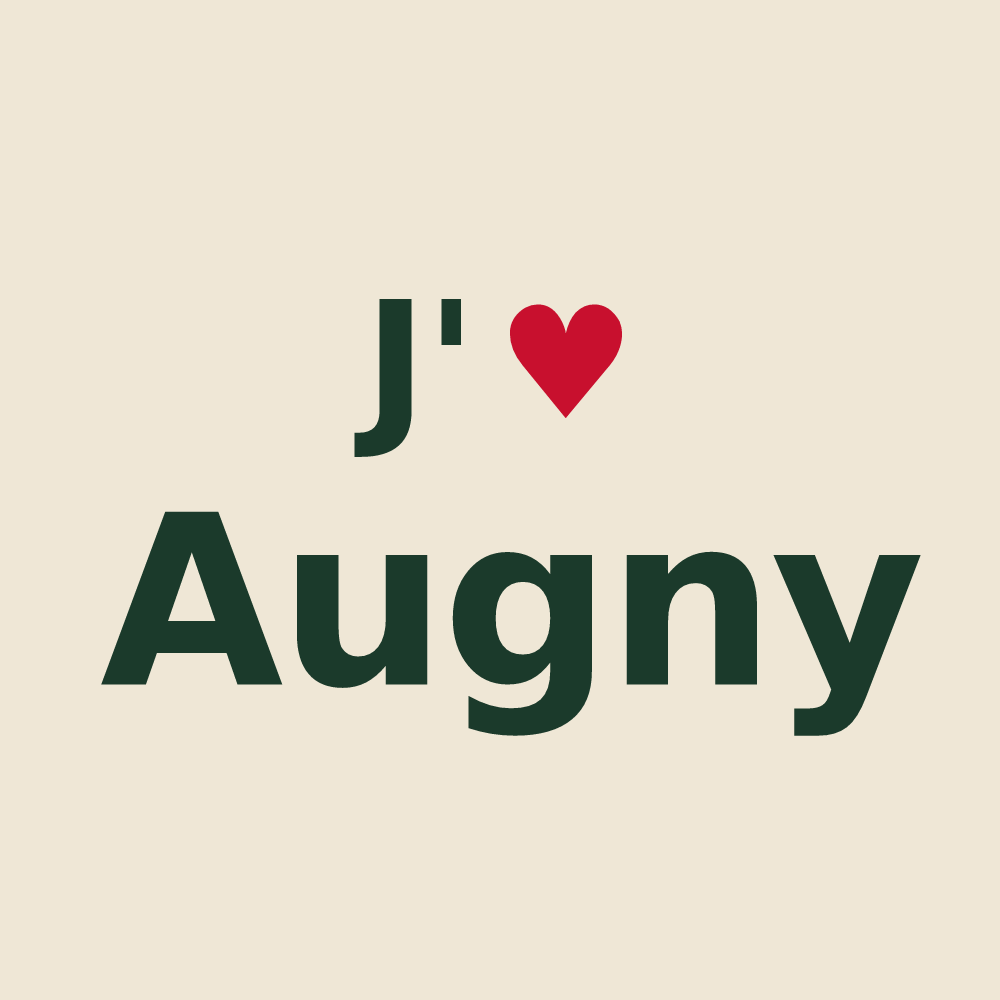 Tote bag personnalisé Augny — design J'aime Augny
