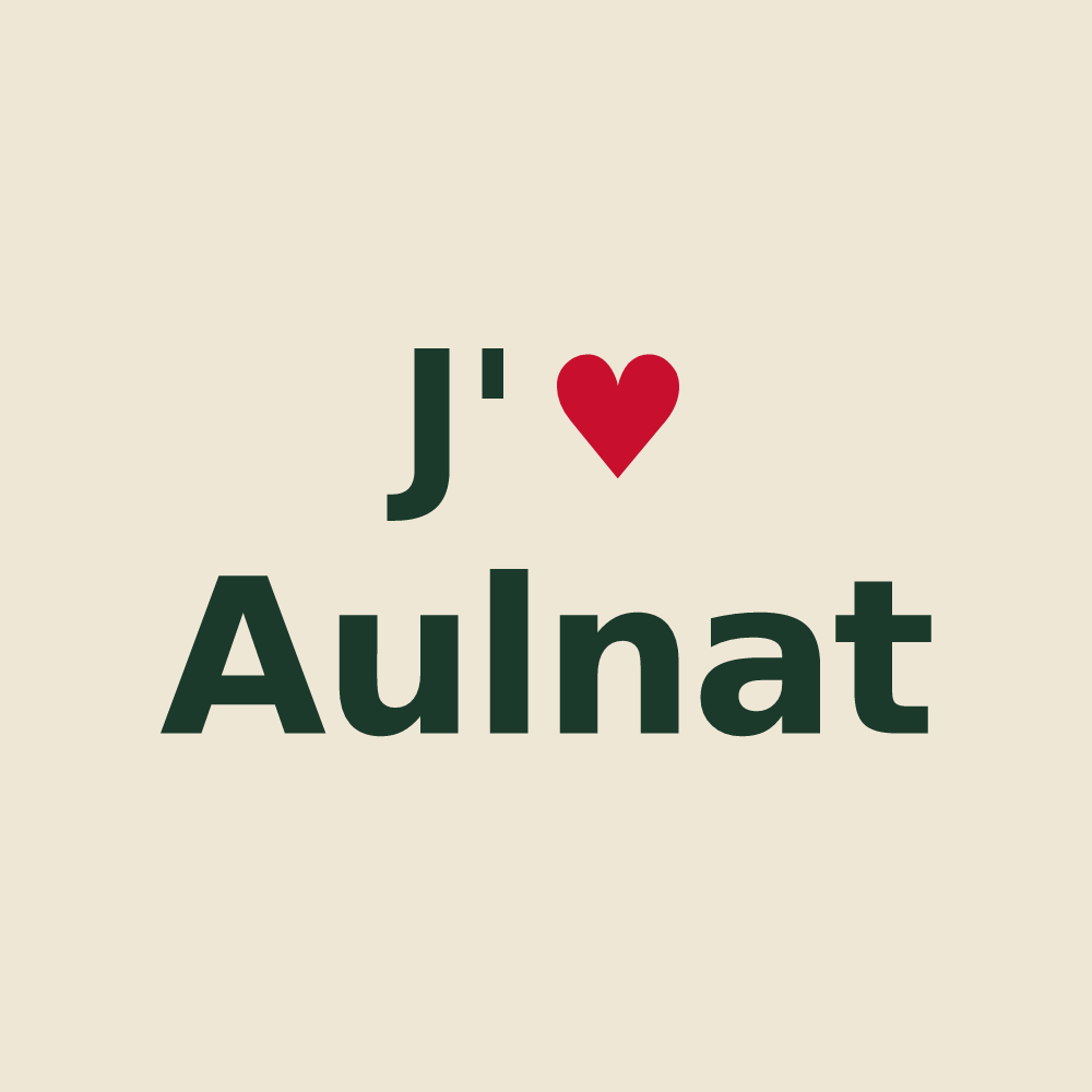 Tote bag personnalisé Aulnat — design J'aime Aulnat