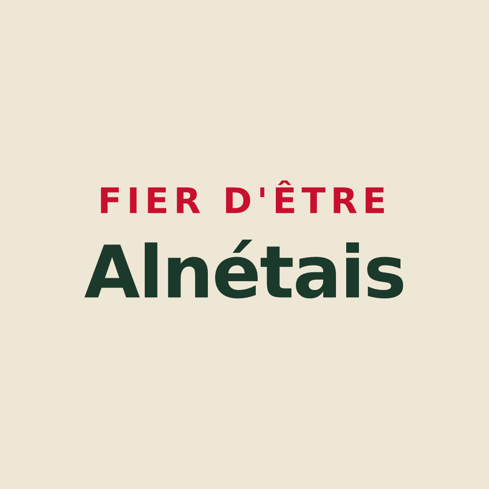 Tote bag « Fier d'être Alnétais » — design pour Aulnay-la-Rivière