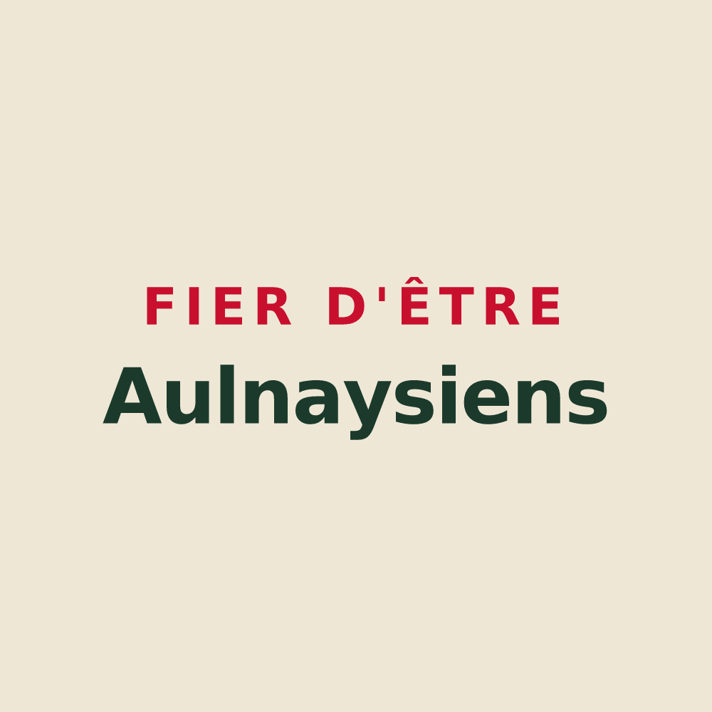 Tote bag « Fier d'être Aulnaysiens » — design pour Aulnay-sous-Bois