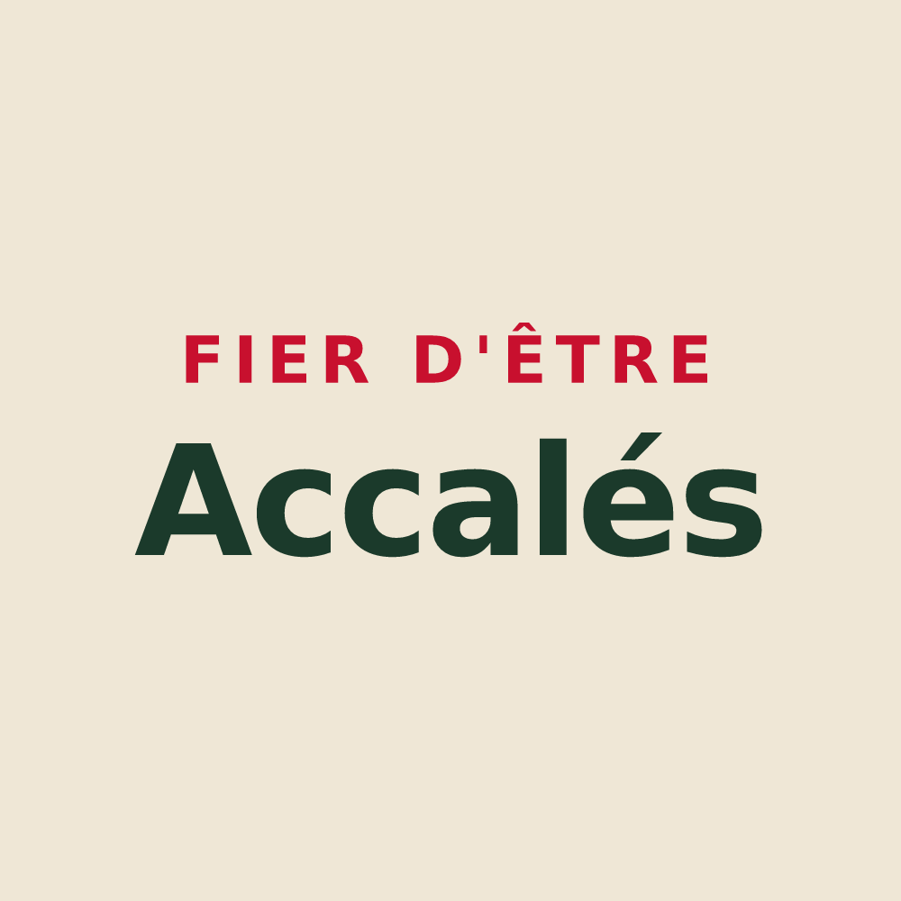Tote bag « Fier d'être Accalés » — design pour Aulnois-en-Perthois