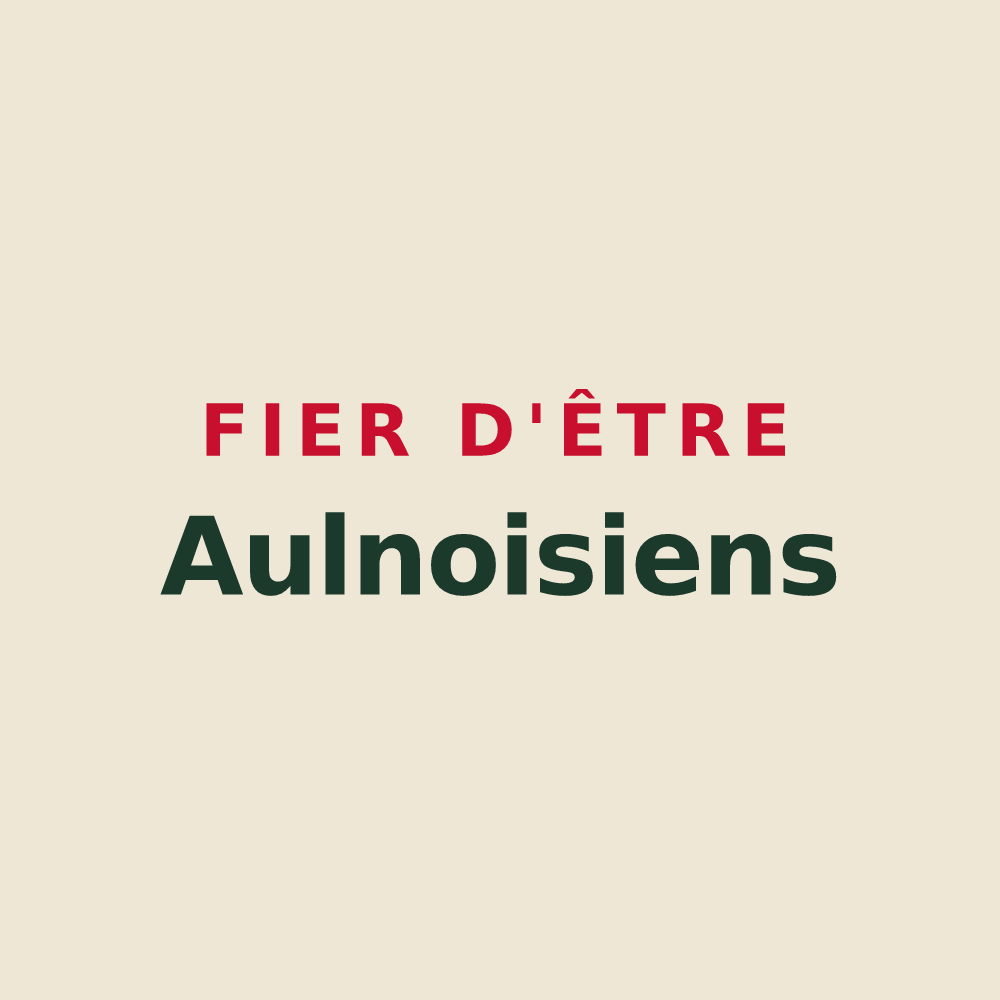 Tote bag « Fier d'être Aulnoisiens » — design pour Aulnois-sous-Laon