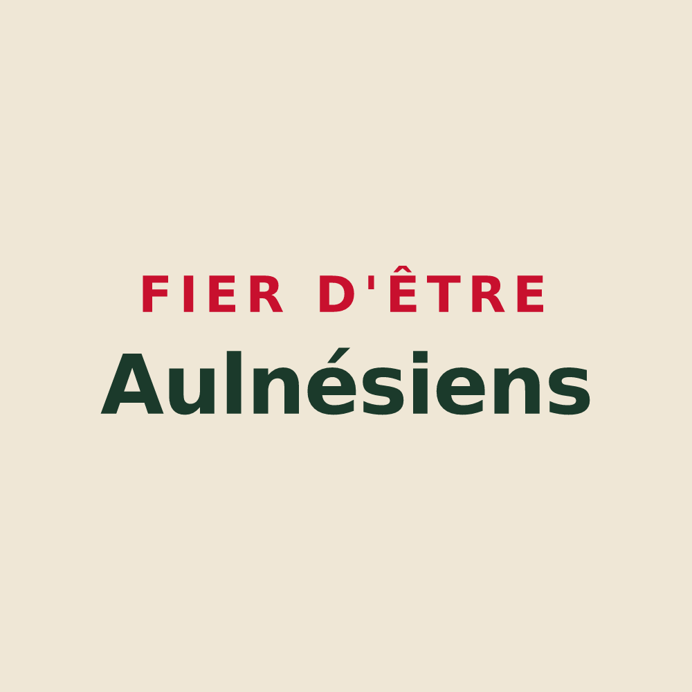 Tote bag « Fier d'être Aulnésiens » — design pour Aulnoye-Aymeries