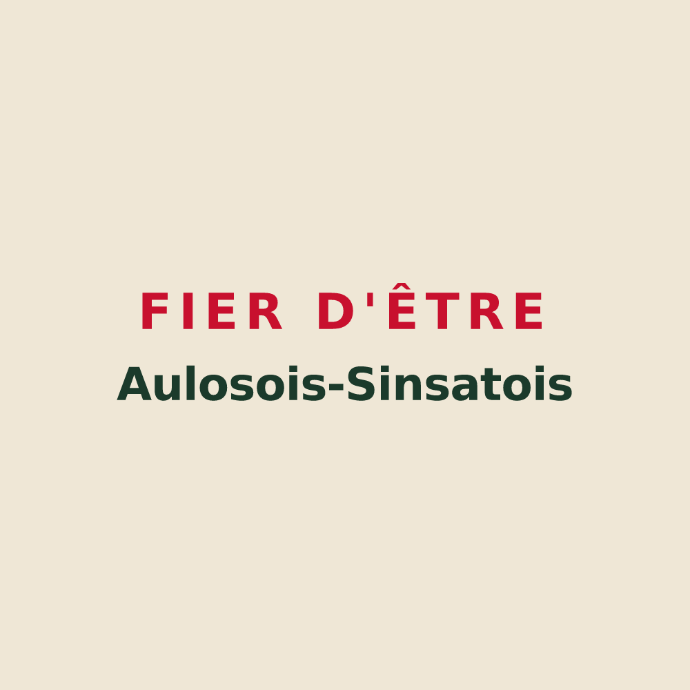 Tote bag « Fier d'être Aulosois-Sinsatois » — design pour Aulos-Sinsat