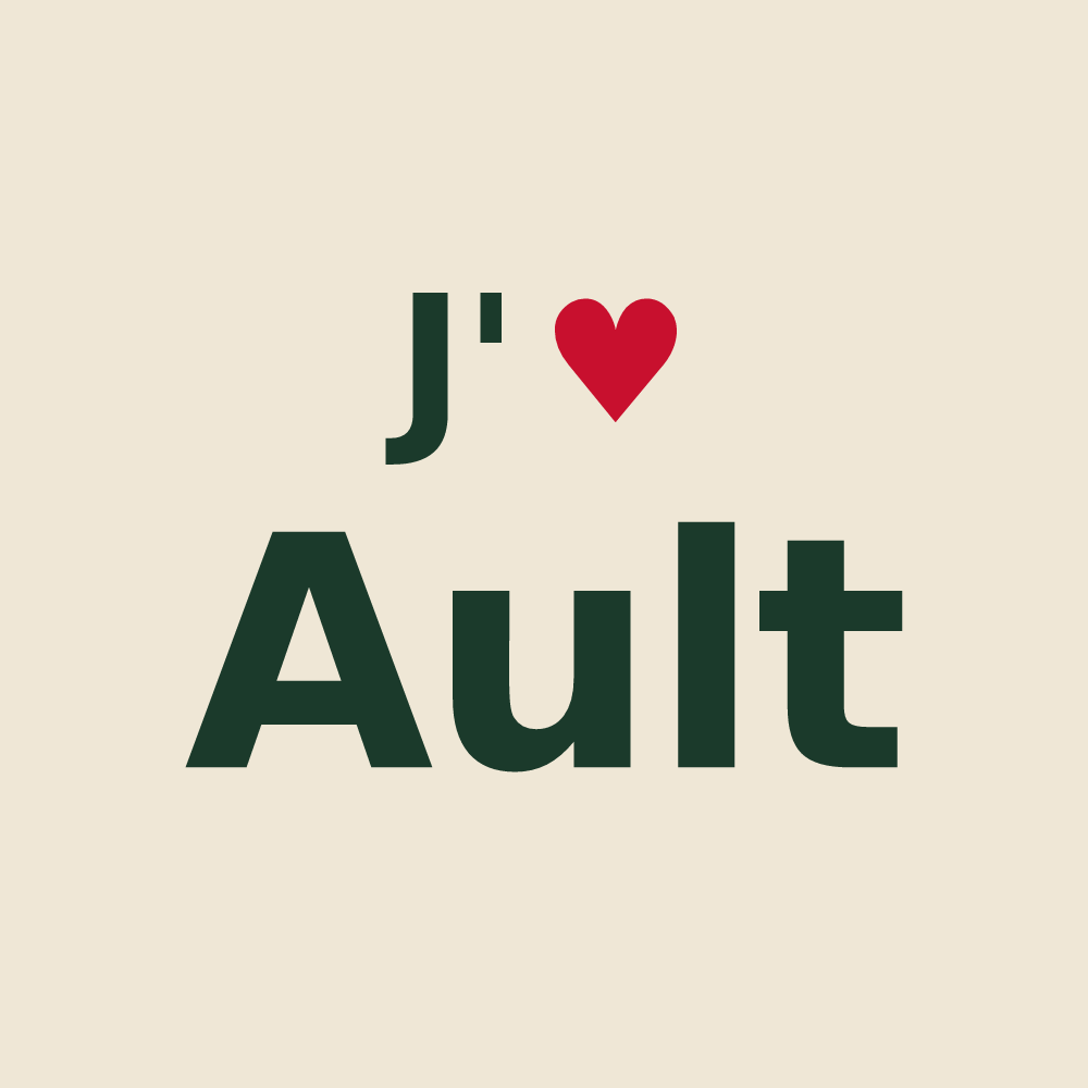 Tote bag personnalisé Ault — design J'aime Ault