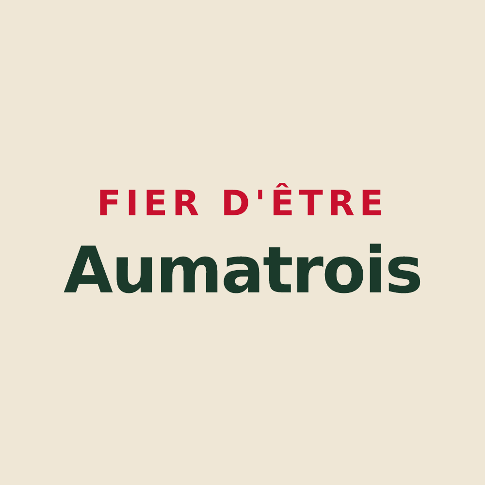 Tote bag « Fier d'être Aumatrois » — design pour Aumâtre