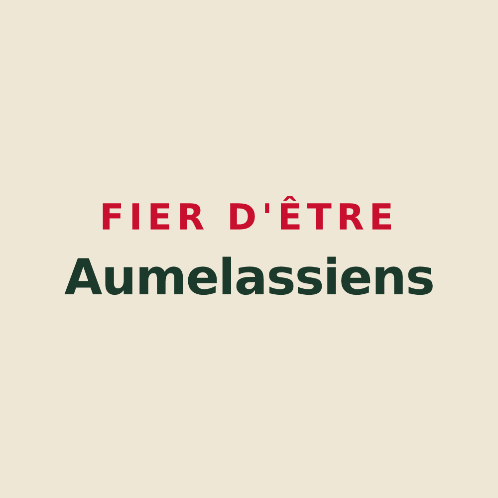 Tote bag « Fier d'être Aumelassiens » — design pour Aumelas