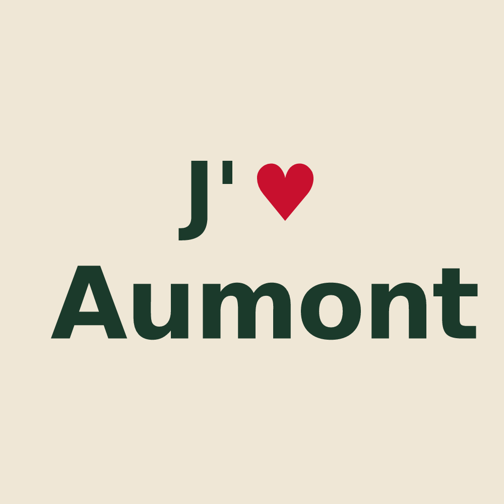 Tote bag personnalisé Aumont — design J'aime Aumont