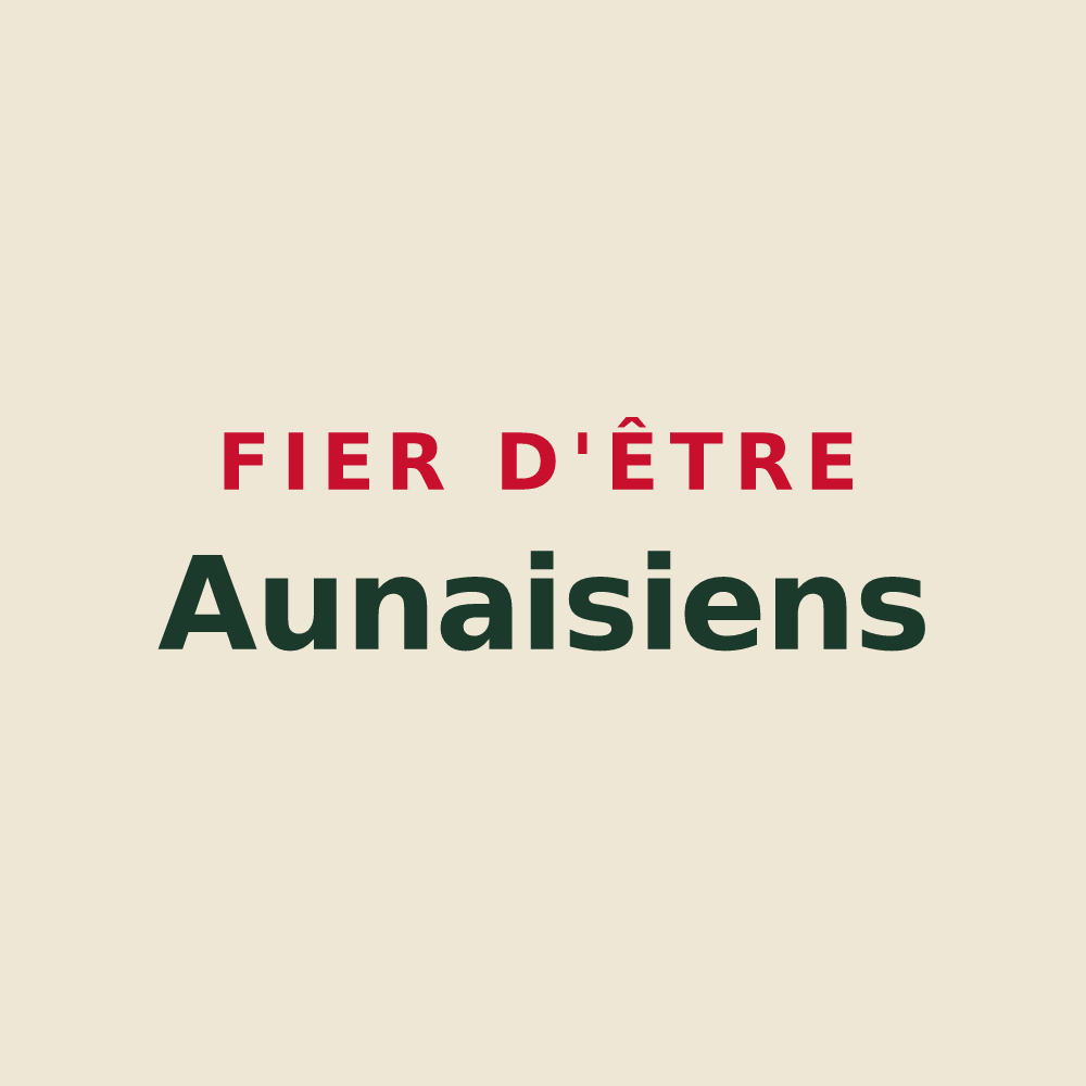 Tote bag « Fier d'être Aunaisiens » — design pour Aunay-sous-Crécy